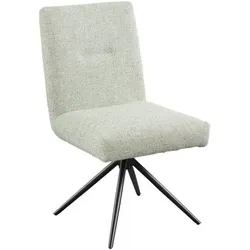 SetOne by Musterring Stuhl - 360° drehbar in Schwarz und Pastellgrün - Moderne Esszimmerstühle mit 360° drehbarer Sitzfläche, individuelle Stoff- und Typenauswahl, perfekt für stilvolle Wohnräume.