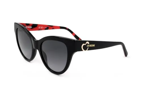 Sonnenbrillen Love Moschino MOL053/S UYY BLACK PATTERN RED 50/20/140 Damen