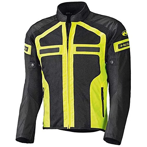 Held Tropic 3.0 Motorrad Textiljacke, schwarz-gelb, Größe L - Motorradjacke aus HEROS®-TEC-Gewebe mit atmungsaktivem Mesh-Innenfutter und luftdurchlässigen Einsätzen für optimalen Komfort bei jeder Fahrt.