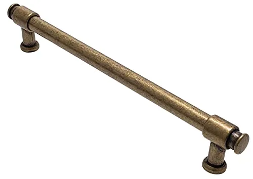 livingpoint24 Möbelgriff BA 160mm, Küchengriff Altmessing, Schrankgriff antik
