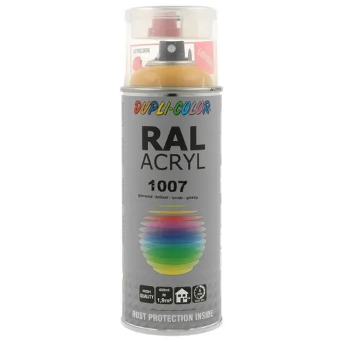 Dupli Color RAL-Lack RAL ACRYL RAL 1007 narzissengelb glänzend 400 ml 349485