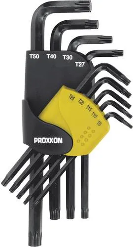 Proxxon Torx-Winkelschlüssel 23944, 9-teilig Set TX8 von Proxxon Industrial