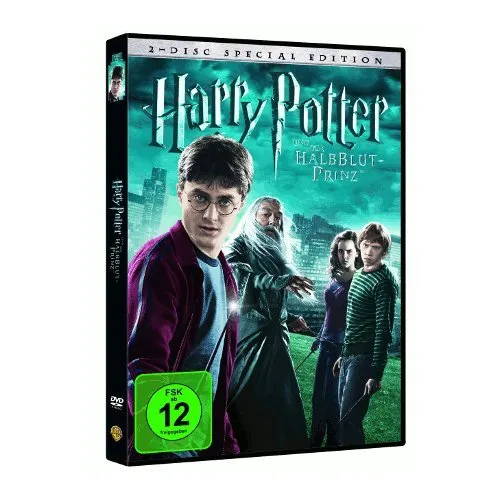 Harry Potter und der Halbblut-Prinz - 2-Disc Collector's Edition (DVD) - Magischer Film mit faszinierenden Extras, freigegeben ab 12 Jahren, ideal für Sammler und Fans der Reihe.