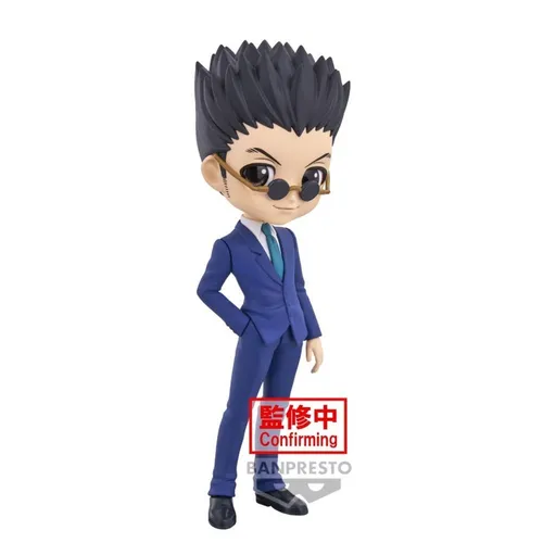 Banpresto Q Posket Leorio Figur - Hunterxhunter 15 cm - Actionfigur aus dem beliebten Anime Hunterxhunter, handgefertigt aus PVC und ideal für Sammler. Kommt in umweltfreundlicher Verpackung mit Basishalter.