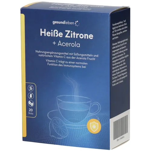gesundleben Heiße Zitrone + Acerola Immunabwehr