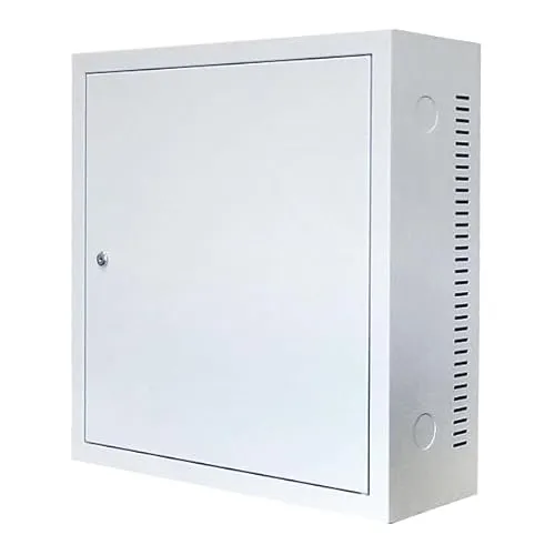 3U Wandschrank Weiß mit Metalltür - Platzsparende Lösung für Ihr Netzwerk - Computer- & Server-Racks mit einer Traglast von 60 kg. Ideal für Patchpanel oder Switch, abschließbar und flexibel in der Montage.