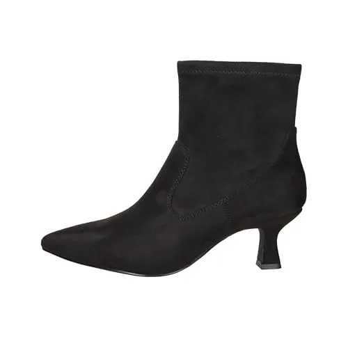 Elegante Stiefelette MARCO TOZZI für Damen, Gr. 39, schwarz - Wanderschuhe, elegante Stiefelette mit Trichterabsatz und Innenreißverschluss, ideal für Business- und Abendveranstaltungen, gepolsterte Innensohle für besten Tragekomfort.