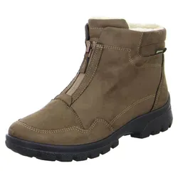 Damen Stiefelette Saas-Fee 43 - Braun - 43 - Hochwertige, leichte Stiefelette mit vorderem Reißverschluss für einfaches An- und Ausziehen. Atmungsaktive Gore-Tex Membran und innovative HighSoft Technologie sorgen für Komfort und einen mühelosen Auftritt.