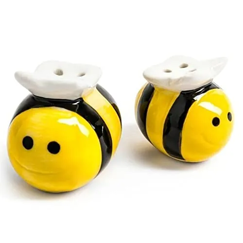 Bienen Salz- und Pfefferstreuer Set - Salz und Pfeffer Gewürzstreuer Set Gewürzstreuerset