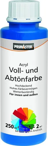 Primaster Voll- und Abtönfarbe 250 ml ultramarin matt Innen/Außen