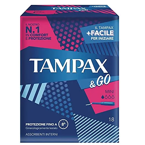 TAMPAX &Go Mini Tampons, 18 Stück von Tampax