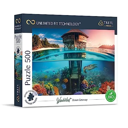 Trefl Prime - Puzzle UFT Wanderlust: Ocean Gateway - 500 Teile - Dickster Karton, modernes Puzzle mit Unterwasserwelt, Kreative Unterhaltung für Erwachsene und Kinder ab 10 Jahren