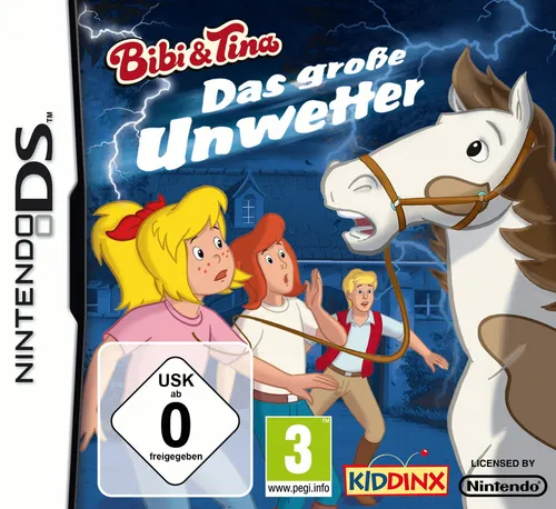 Bibi & Tina - Das große Unwetter - Abenteuer-Spiel für Kinder ab 7 Jahren mit über 60 Missionen und neuen Reit-Features. Hilf Bibi und Tina, den Martinshof nach dem Unwetter wiederherzustellen und das entlaufene Pferd Finja zu finden!