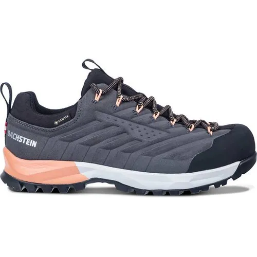 DACHSTEIN Trekkingschuhe Grau/Blau, Größe 40,5 - Wanderschuhe für Herren mit rutschhemmender Laufsohle und verstärkter Kappe - ideal für anspruchsvolle Outdoor-Abenteuer.