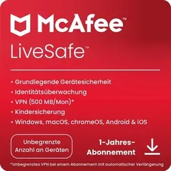 Produktbild McAfee LiveSafe
