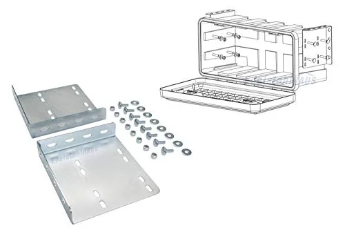 Horizontale Halter für LKW Staukasten Daken Welvet und Daken Just, Montagesatz, Daken HH441