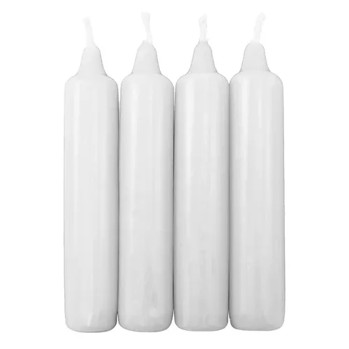 5er Pack Berliner Baumkerzen weiß ca. 23 x 130 mm (5 x 4 Stück) Weihnachtskerzen
