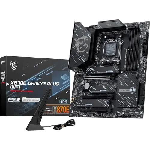 X870E GAMING PLUS WIFI Mainboard, schwarz
