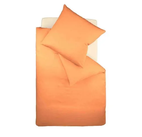 fleuresse Mako-Satin-Bettwäsche colours terra 155x200 cm - Bettwäsche aus 100% Baumwolle, hautfreundlich und atmungsaktiv für erholsamen Schlaf.