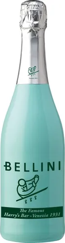 Bellini Cipriani Zero - Alkoholfreier Aperitif - Cocktails mit erfrischend süßem Pfirsich-Geschmack, ideal als alkoholfreier Aperitif oder Cocktail-Basis. Hochwertig aus Venetien, elegant präsentiert in einer exklusiven Flasche.