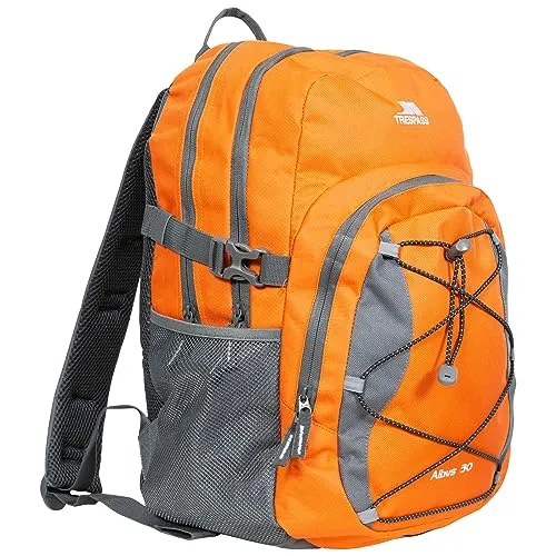 Albus Casual Backpack - ORANGE - Trekkingrucksäcke mit 30 Liter Fassungsvermögen, aus strapazierfähigem Polyester-Ripstop, ideal für vielseitige Einsätze und anpassbare Trageoptionen.