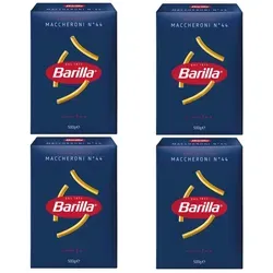 Barilla Nudeln, Barilla Nudeln Maccheroni Nummer 44 Hartweizennudeln 4er Pack
