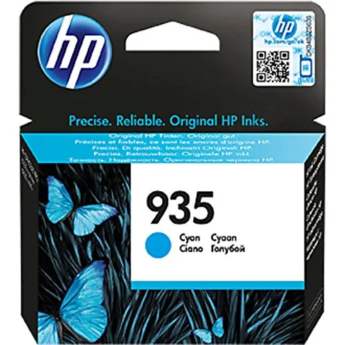 HP C2P20AE 935 Tintenpatrone Cyan Druckerpatrone, Blau, Standard