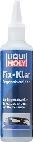 Regenabweiser Fix-Klar für Autoscheiben, mit Schutzfilmeffekt, Regentropfen perlen ab, einfaches Entfernen von Insekten, Eis und Schnee, 125 ml