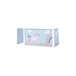 Hoppekids Vorhang für Spielbett 70x160  Unicorn , mehrfarbig , Maße (cm): B: 300 H: 72