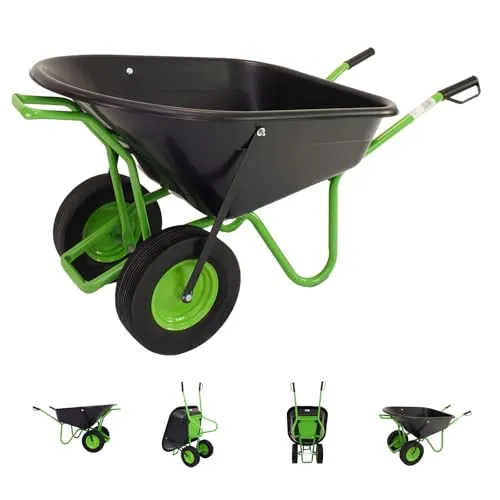 TRUTZHOLM Schubkarre 2-Rad 160 L