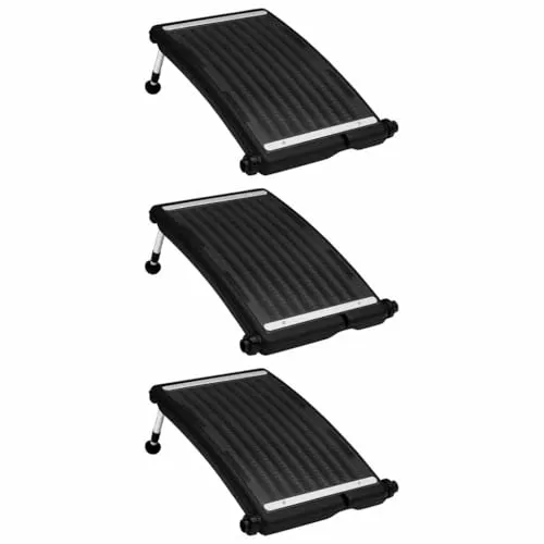 vidaXL Gebogene Solar-Heizpaneele für Pool 3 Stk. 72,5x46 cm - Poolheizung für oberirdische Pools, nutzt Sonnenenergie für effiziente Erwärmung. Robuste Materialien und gebogene Bauweise maximieren die Heizeffizienz.