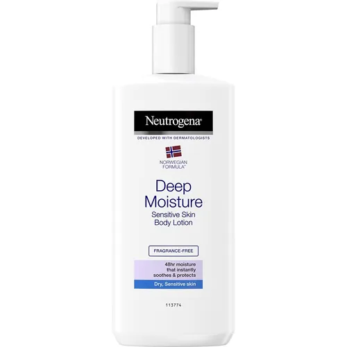 Neutrogena Norwegian Formula® Feuchtigkeitsspendende Bodymilk 400 ml - Neutrogena Norwegian Formula®, 400 ml, Bodylotion für Damen, bietet intensive Feuchtigkeit und zieht schnell ein. Ideal für die tägliche Pflege empfindlicher Haut, sorgt sie für Geschmeidigkeit und schützt vor Trockenheit.