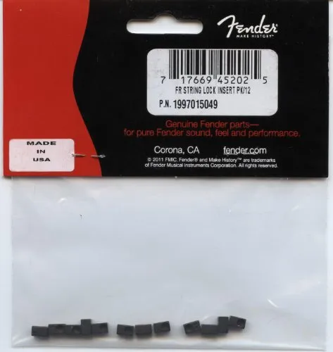 Fender 199-7015-049 Floyd Rose Original String Blocks, Black (12)