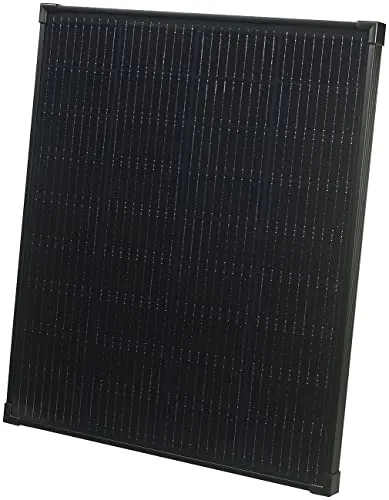 revolt Solarmodul klein: 110 W mobiles Solarpanel für Garten und Camping