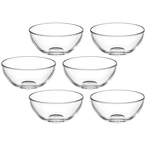 LEONARDO Schale CUCINA 14 cm - 6er-Set aus Glas - Schüsseln für den Haushalt, spülmaschinengeeignet und ideal für jede Gelegenheit - 6 elegante Schalen mit 14 cm Durchmesser.