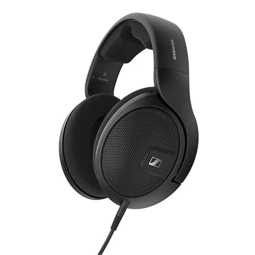 Sennheiser HD 560S - Offener Referenzkopfhörer für Audio-Enthusiasten, natürlicher Klang und ganztägiger Tragekomfort, Over Ear, Schwarz