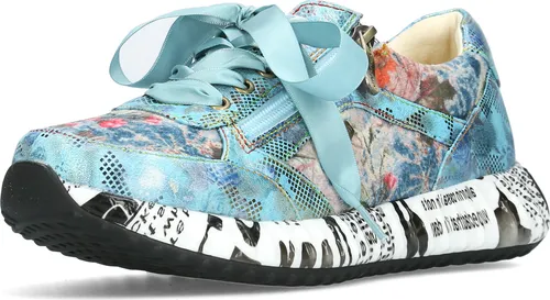 Laura Vita Damen Sneaker Burton 1123 - Reißverschluss & Schnürung - Damen-Sneaker mit coolem Design und hochwertigem Leder, ideal für angenehmes Fußklima und perfekten Sitz durch praktische Schnürung und Reißverschluss.