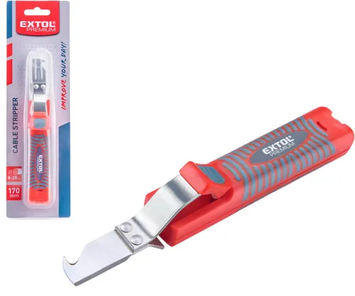 Kabelmesser mit Hakenklinge 28H 8-28mm Abisolierer Kabelentmantler 170mm