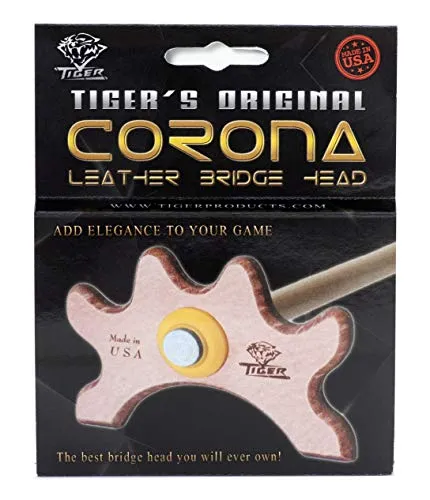 TIGER Corona Pool Queue Leder Brückenkopf