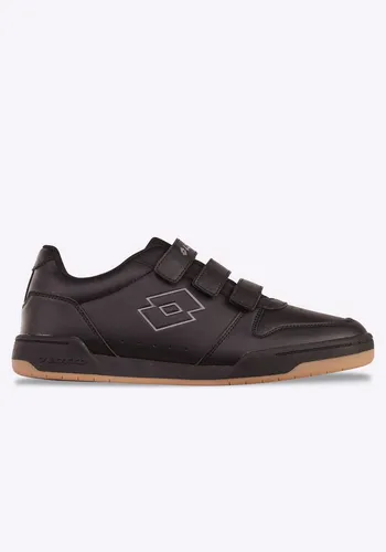 Lotto Sneaker mit drei Klettverschlüssen, Gr. 42, BLACK-DK.GREY - Sneaker mit flexiblem Wabenprofil für sicheren Halt und optimalem Komfort. Ideal für Alltag und Freizeit, dank dreifachem Klettverschluss für schnellen Einstieg.