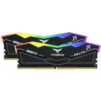 Team Group T-Force Delta RGB DDR5-6000 - 64GB - CL38 - Dual Channel - RAM für Multimedia und PC-Komponenten, 32GB Dual Channel, 6000 MHz Geschwindigkeit mit RGB-Beleuchtung, unterstützt AMD EXPO & Intel XMP für optimale Leistung.