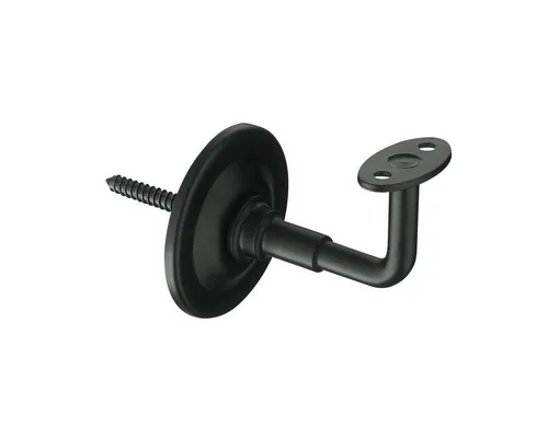 MS Beschläge Handlauf Handlaufhalter ø 70mm Handlaufstütze Schwarz matt