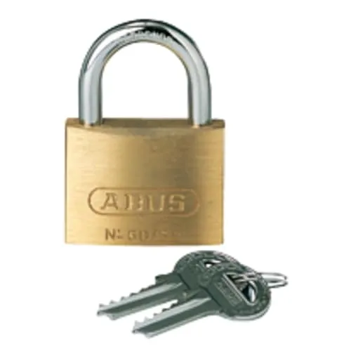 ABUS Vorhängeschloss Messing 40 _ KA 60/40 mm, mit identischen Schlüsseln