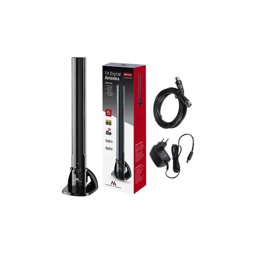 Maclean MCTV-930 TV-Antenne Indoor - DVB-T/T2-Antenne für den Innenbereich, bietet eine hervorragende Empfangsqualität und ist einfach zu installieren, ideal für klare TV-Bilder.