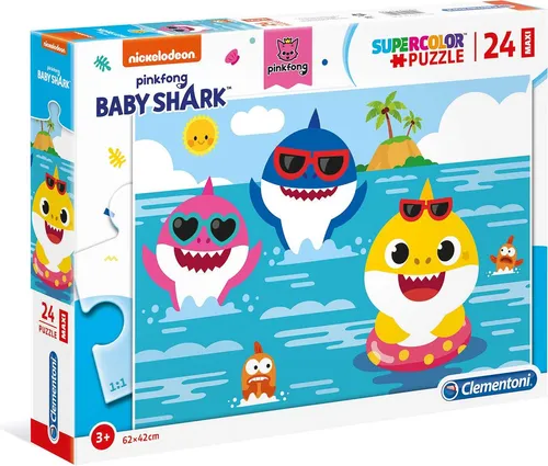 Clementoni Puzzle 24 Maxi Baby Shark 28519