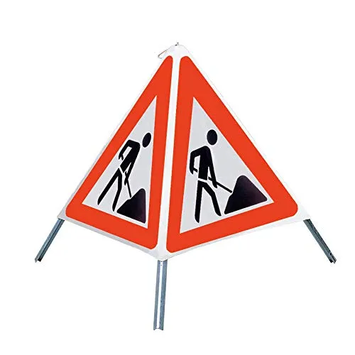NISSEN Faltsignal Baustelle 70 cm tagesleuchtend