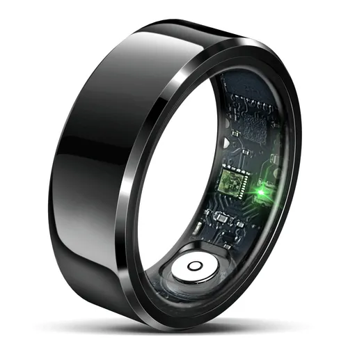 felixx Smartring SR6 - Schwarz, Größe 12 (67,2 mm) - Aktivitätstracker mit modernem Design, ideal zur Überwachung von Fitnesszielen und persönlichen Aktivitäten.