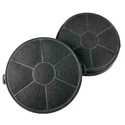 AIR2GO Aktivkohlefilter für Faber 112.0290.590 – 2 Stück - Hochwertige Aktivkohlefilter für Dunstabzugshauben, einzeln verpackt und bis zu 80 Monate lagerfähig für eine langanhaltende Nutzung.