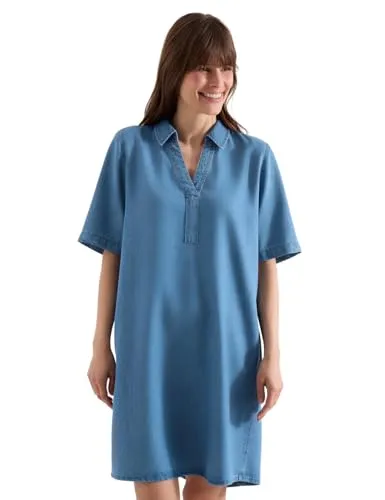 CECIL Jeanskleid mit V-Ausschnitt blau S (38) von CECIL