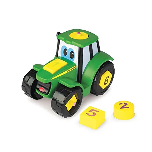 John Deere Preschool 46654 Johnny Kinder Traktor – Interaktives Lernspielzeug - Kinderfahrzeuge: Fördert spielerisch das Zahlenlernen und das räumliche Denken, ideal für kleine Hände und stundenlangen Spielspaß.
